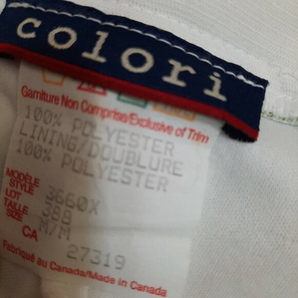 90s Y2K Strapless Floral Mesh Dress Size M White Yellow Green Midi Length Ruched - Picture 8 of 8